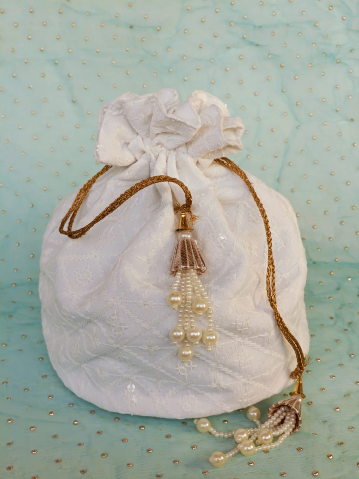 Pure cotton handbags - Potli Bags