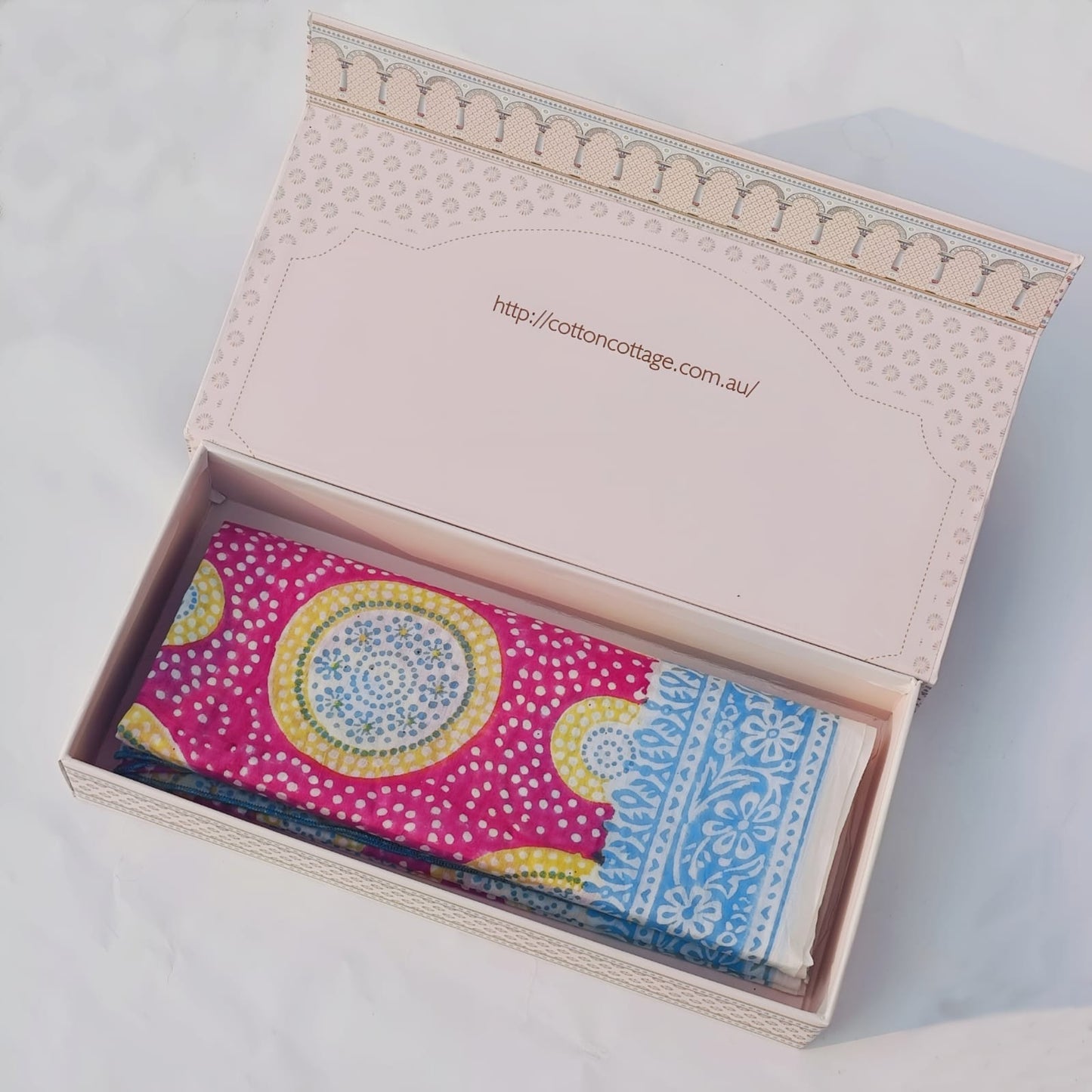 Luxurious "The Blush of Hope Sarong."