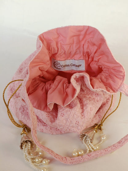 Pure cotton handbags - Potli Bags