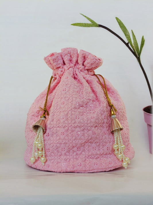 Pure cotton handbags - Potli Bags