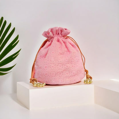 Pure cotton handbags - Potli Bags