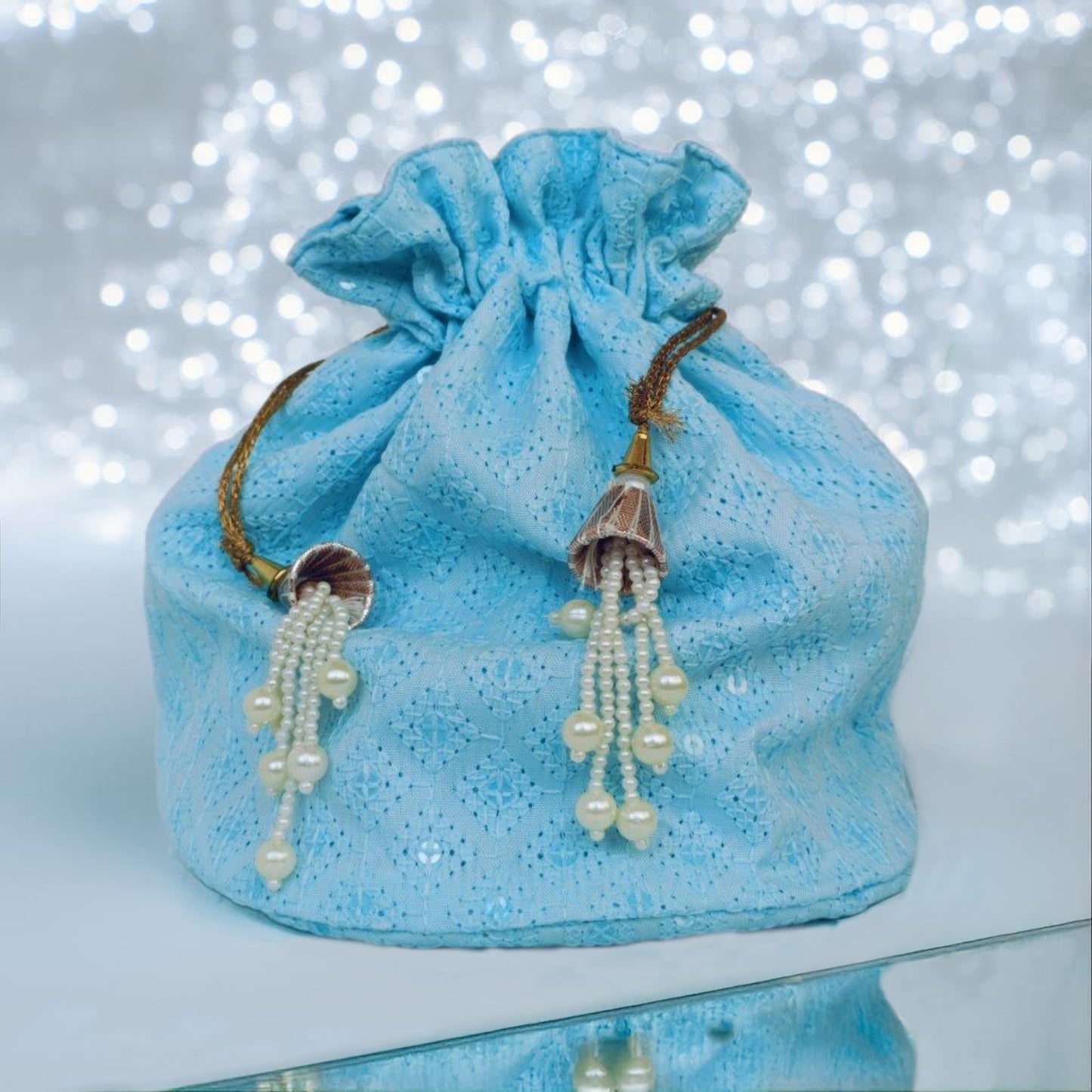Pure cotton handbags - Potli Bags
