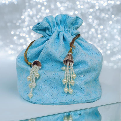 Pure cotton handbags - Potli Bags