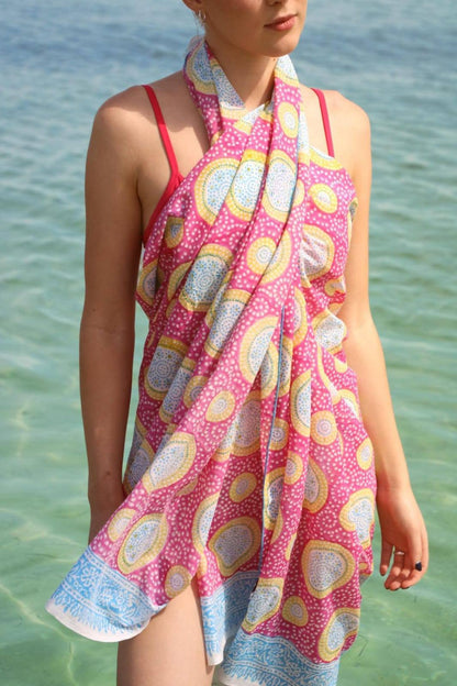Luxurious  "The Blush of Hope Sarong."